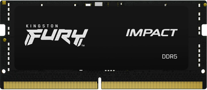 Memorie operative RAM Kingston SODIMM 16GB DDR5 6400MHz CL38 XMP (KF564S38IB-16) Fury Impact