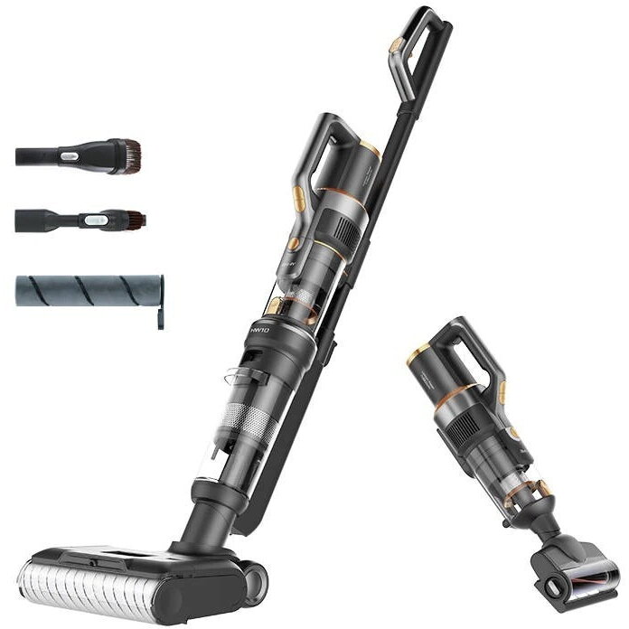 Fshesë vertikale me bateri JIMMY HW10 Pro, 400W, 18000Pa, 80 min, zi gri