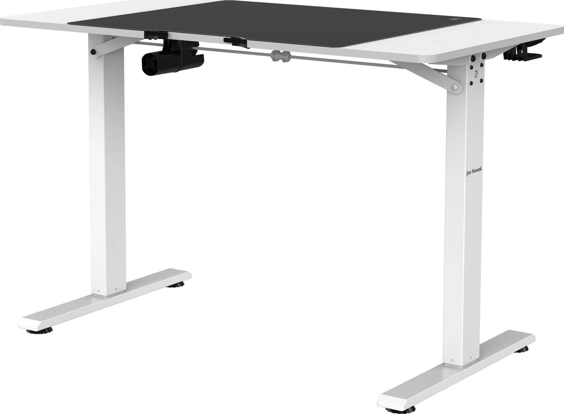 Organizues tavoline elektrik Jan Nowak Egon, i rregullueshëm në lartësi, i bardhë