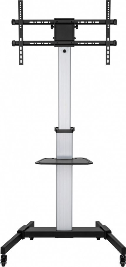 Stendë mobile për TV Art S-11-AL, 37-86", 50kg, VESA 600x400, e zezë argjend