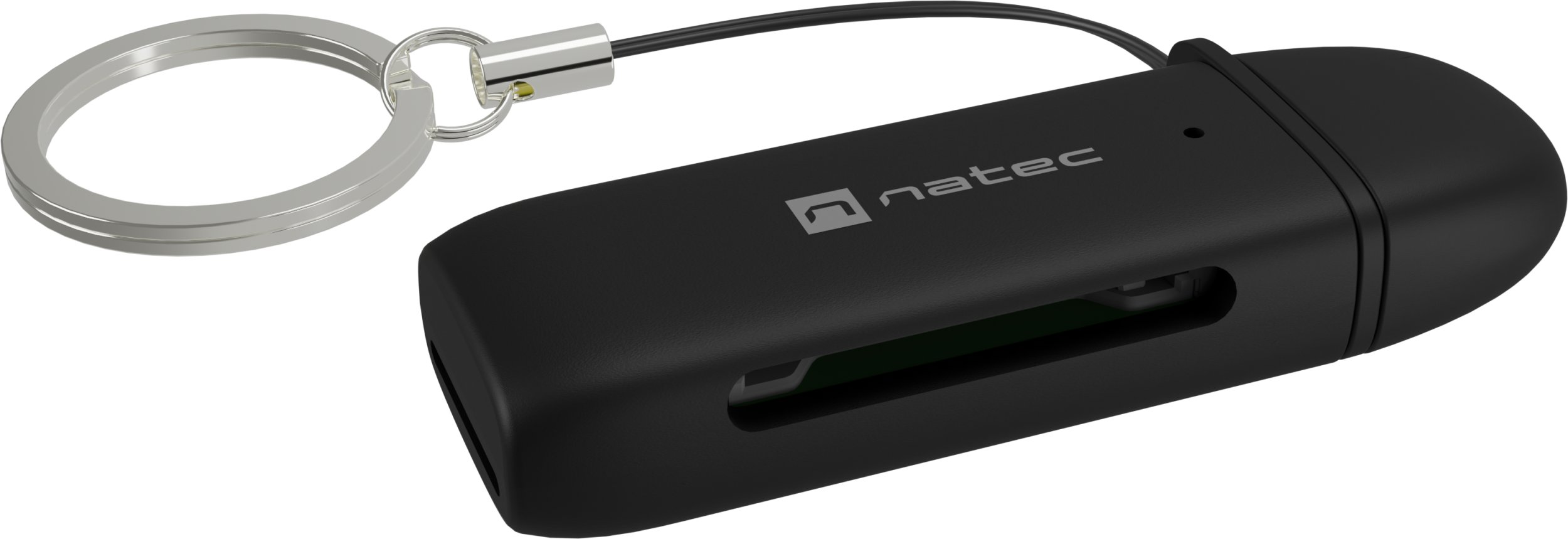 Lexues kartelash Natec Scarab NCZ-2365, USB 3.2 Gen 1, USB-C, gri