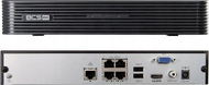 Regjistrues IP BCS NVR0401 4 kanale, PoE, deri 4K, i zi