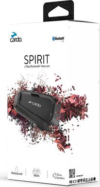 Interkom motoçiklete Cardo Spirit Single SPRT0001, Bluetooth 5.2, altoparlantë 32mm, i zi