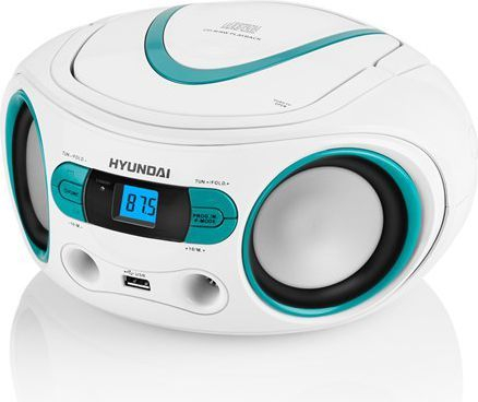 Radio CD player Hyundai TRC533AU3WBL, USB, 2.4W, bardh e kaltër