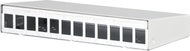 Куќиште за мрежа Metz Connect AP Keystone, 12 порти, бела