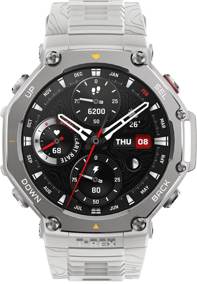 Паметен часовник Amazfit T-Rex 3, GPS, Bluetooth, сив