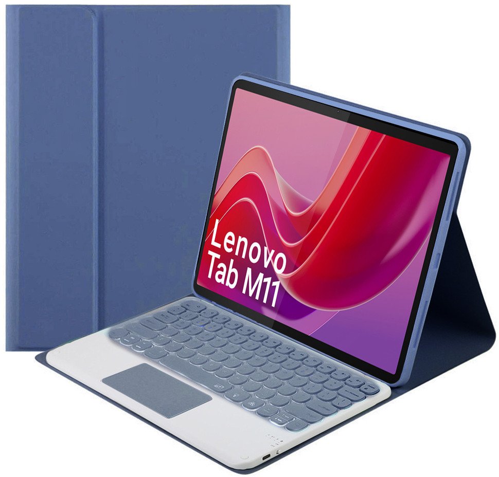 Këllëf tastierë Bluetooth me touchpad Lenovo Tab M11, për TB330FU, i lejla