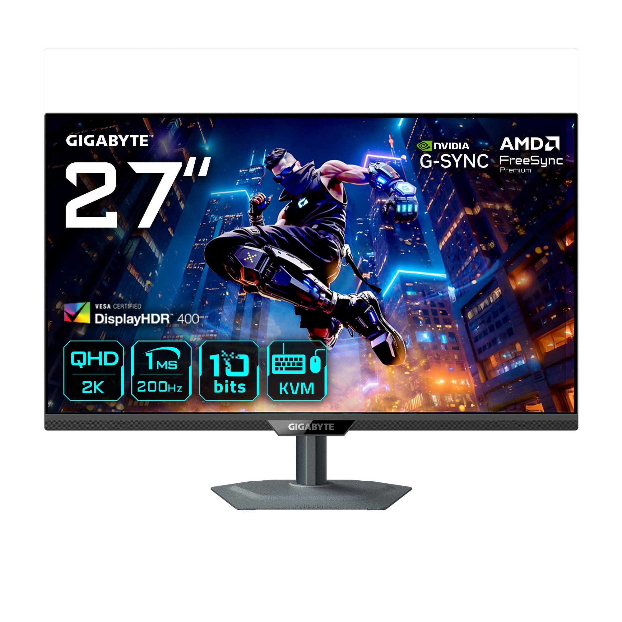 Monitor gaming Gigabyte M27Q2 QD, 27", QHD 200Hz, i zi