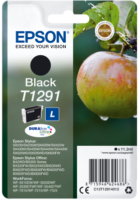 Ngjyrë Epson T1291 DURABrite Ultra, e zezë