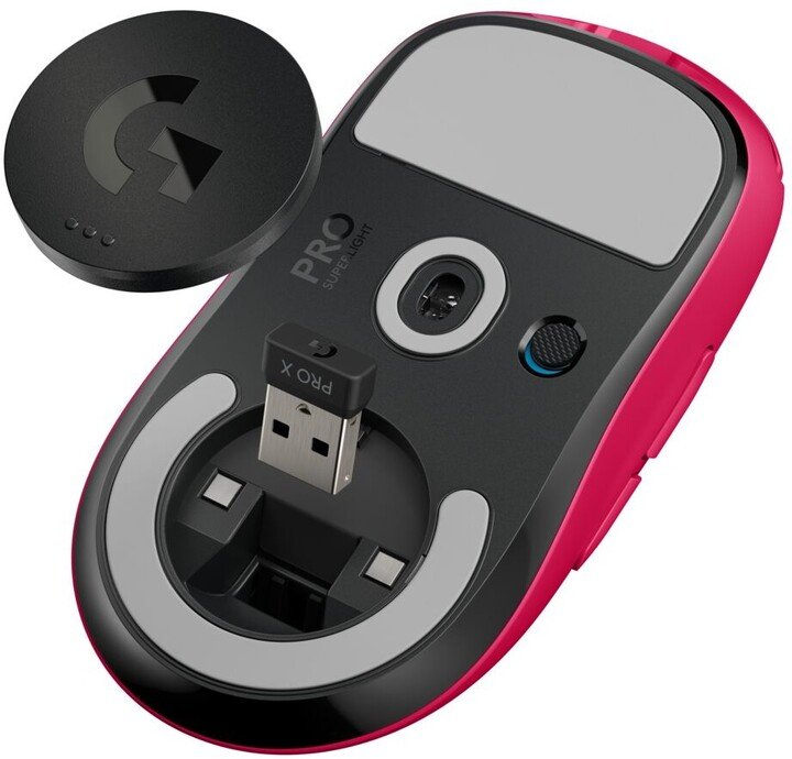 Maus Logitech G Pro Superlight, rozë