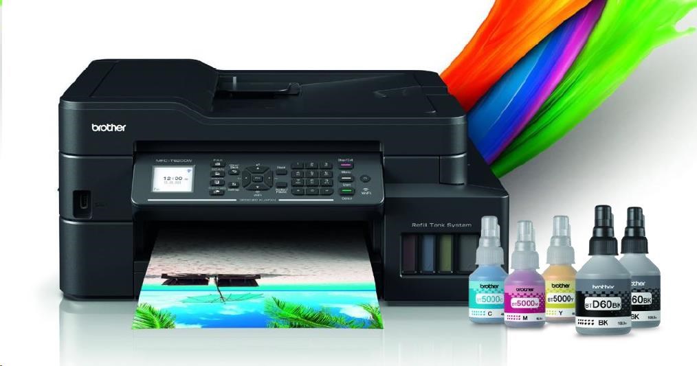 Printer multifunksional Brother MFC-T920DW, Inkjet A4, Wi-Fi, gri