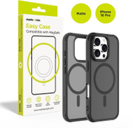 Mbrojtëse telefoni Mobile Origin Hybrid MagSafe, për iPhone 16 Pro, transparente, e zezë mat