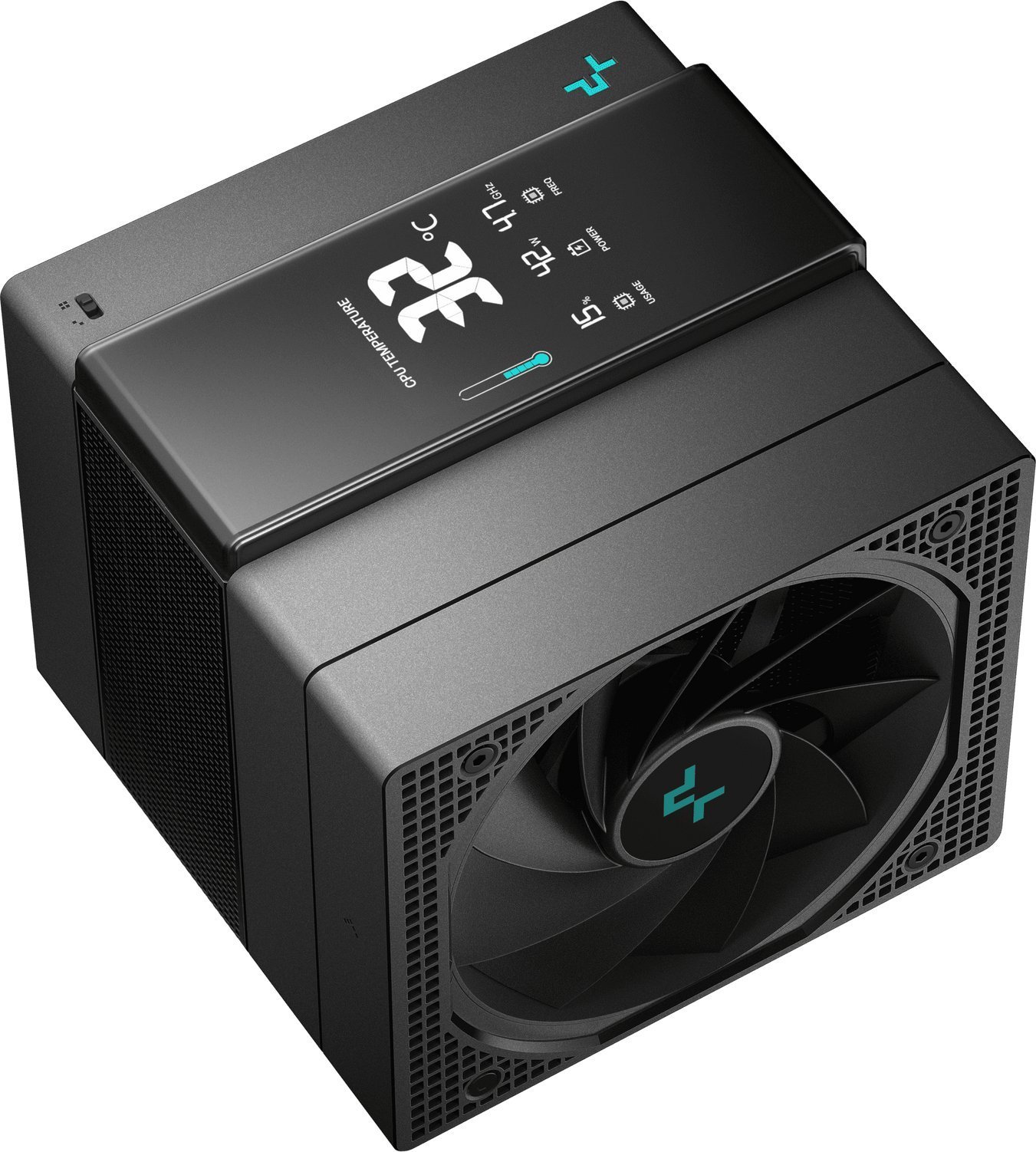 Ладилник за процесор DeepCool ASSASSIN IV VC VISION, воздушен, 120/140 mm, црн