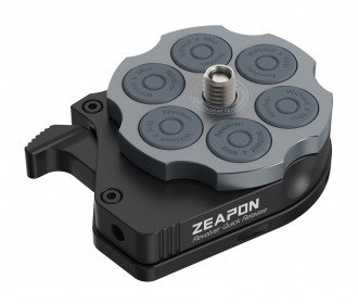 Adapter tripod Zeapon Quick Release Revolver, sistem montimi i shpejtë, metalik, i zi
