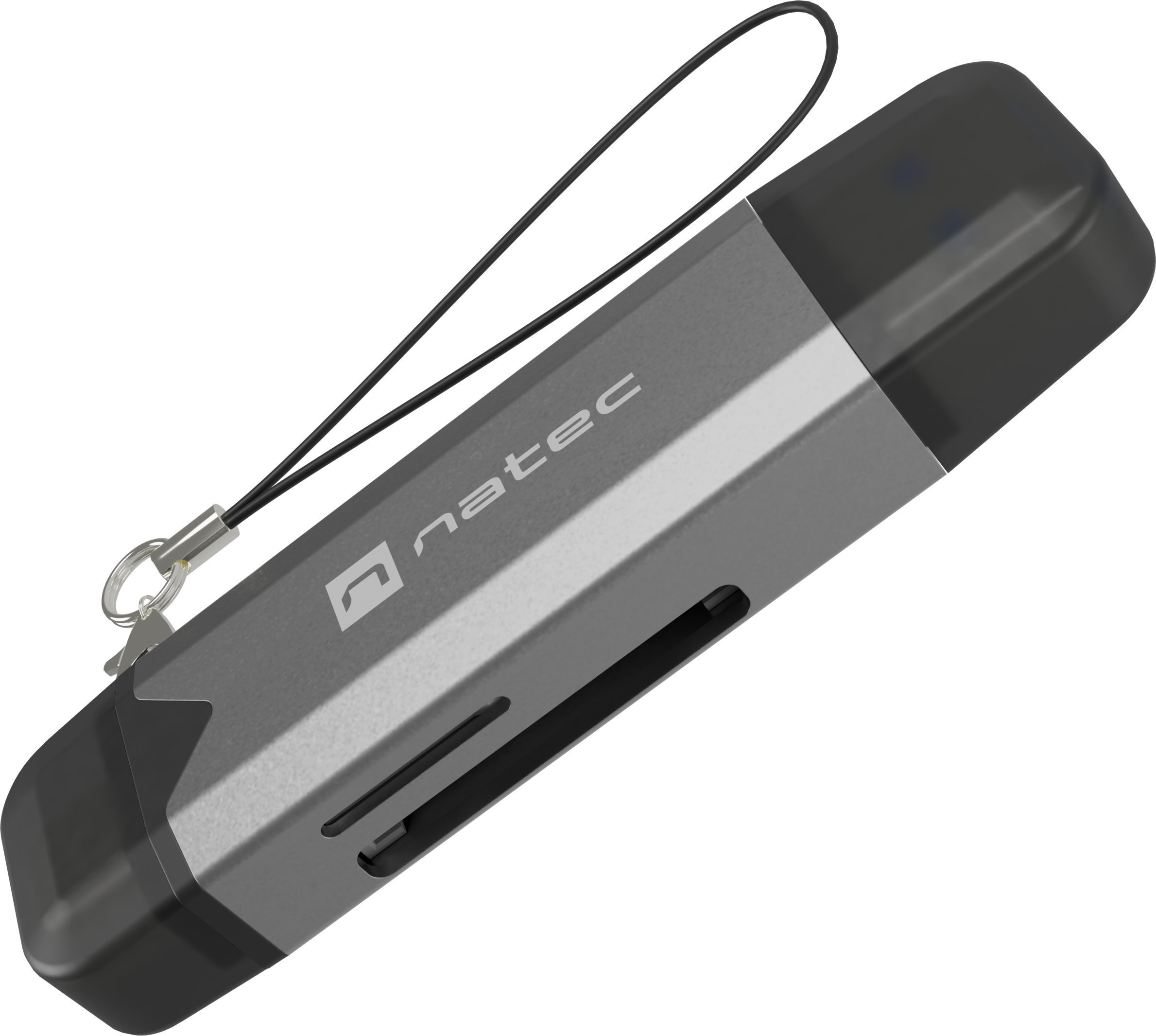 Lexues kartelash Natec Scarab 3, USB 3.1, USB A dhe USB C, gri