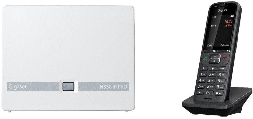 Sistem telefoni IP Gigaset N530 IP PRO S700H Bundle, DECT, profesional, gri