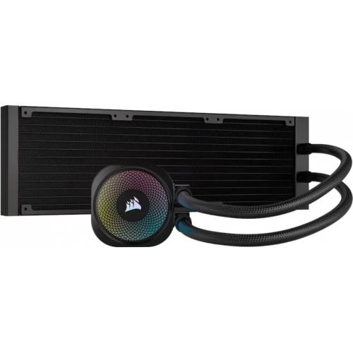 Ftohës liquid CPU CORSAIR iCUE LINK TITAN 360 RX, radiator 360mm, RGB, i zi