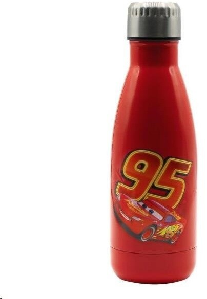 Shishe Puro Disney CARS, single wall, 500ml, e kuqe