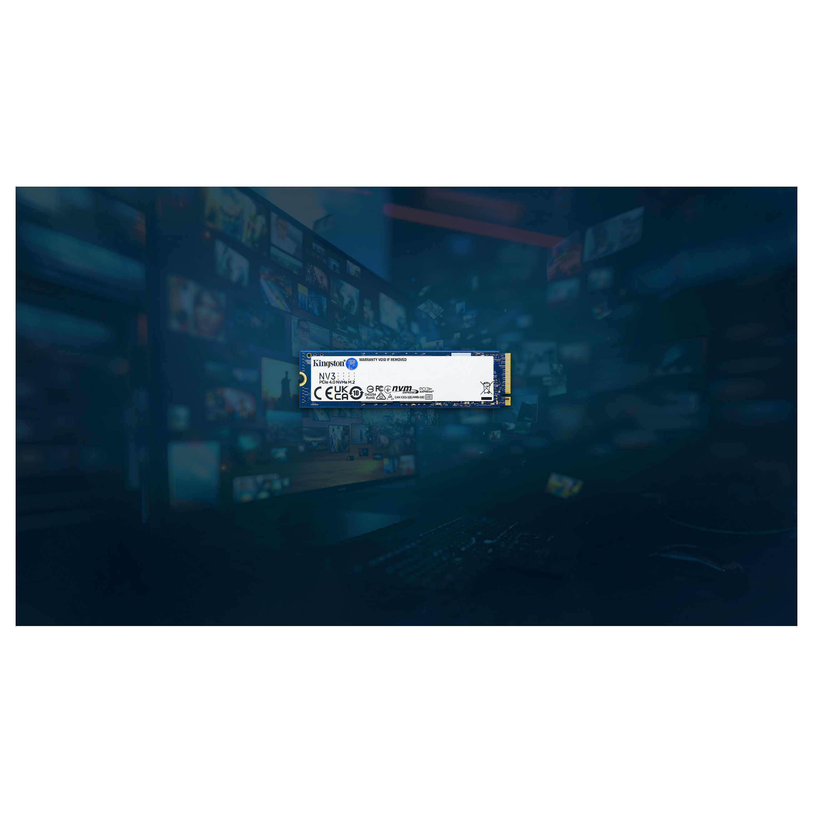 Kingston NV3 - SSD - 500 GB - PCIe 4.0 x4 (NVMe)