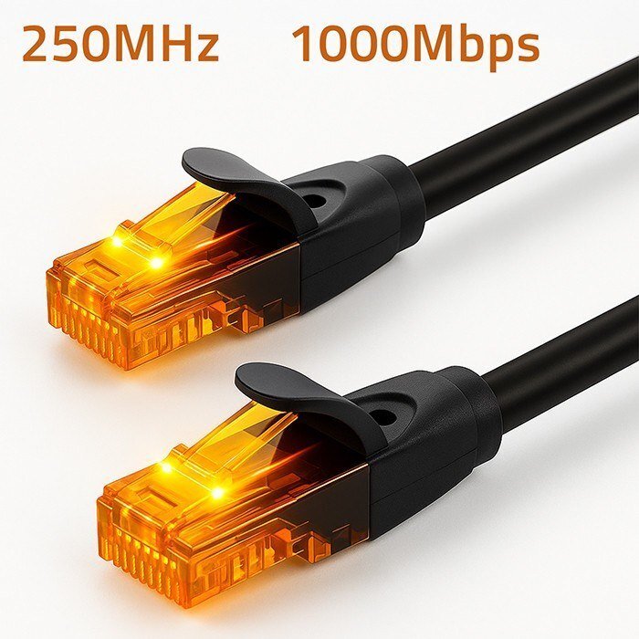 Kabllo rrjeti Qoltec UTP Patchcord CAT6, 25m, 1Gb/s, i zi