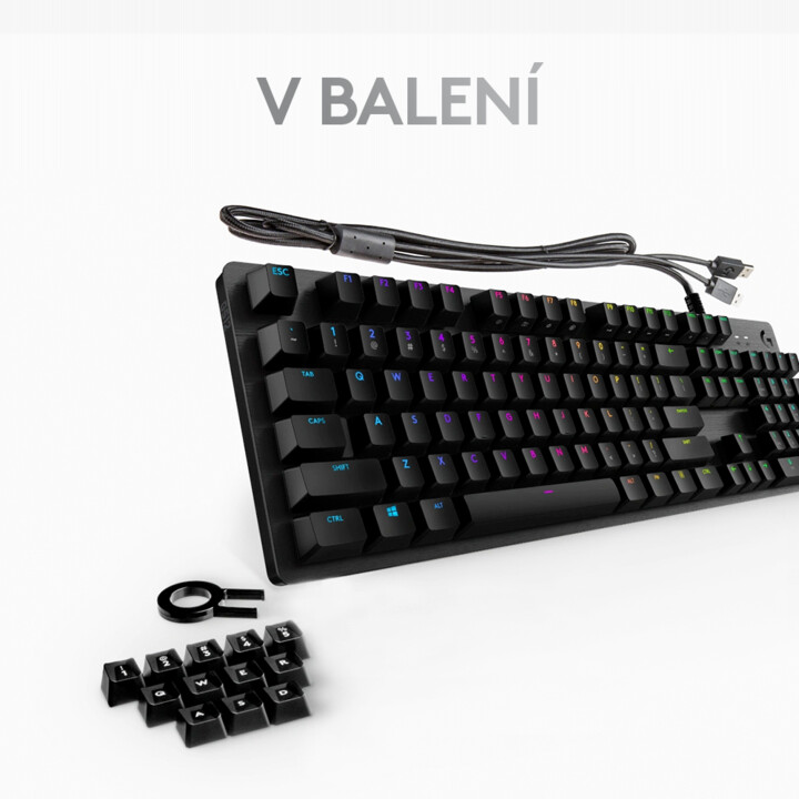 Tastierë Logitech G512 Carbon, GX Brown, CZ/SK