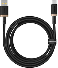 Kabllo USB A në USB C Baseus Dura, 2m, 60W, e zezë gold
