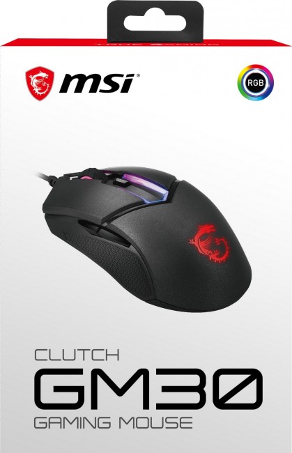 Маус MSI Clutch GM30, црна