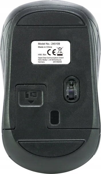 Mouse wireless Equip Mini Optical, 2.4GHz, DPI i rregullueshëm, i zi