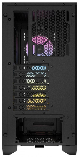 Kasë Corsair 3000D RGB Tempered Glass, e zezë