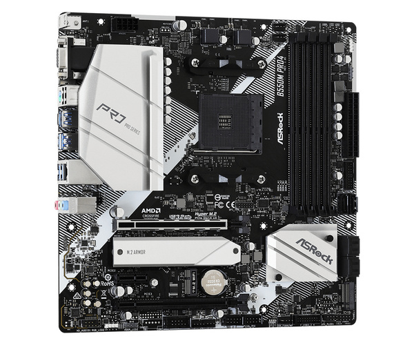 Pllakë amë Asrock B550M Pro4 Socket AM4 micro ATX AMD  B550