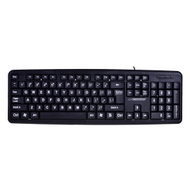 Tastierë HTPC Esperanza EK129, USB, e zezë