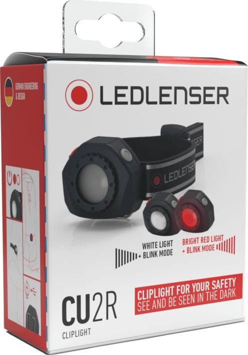 Dritë sinjalizuese Ledlenser CU2R, LED, e rikarikueshme, e bardhë e kuqe 2