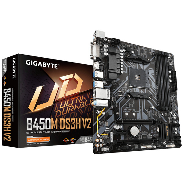 Pllakë amë Gigabyte B450M DS3H V2 Socket AM4 AMD B450