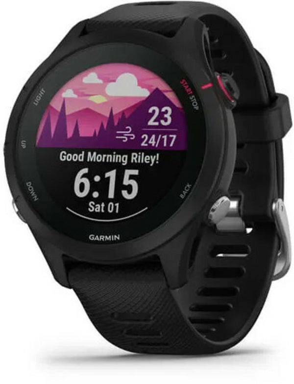 Orë dore Garmin Forerunner 255S Music 010-02641-32, e zezë