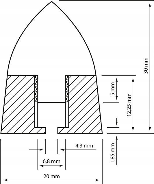 Kunjat Dynavox për altoparlantë, set 4 copë, metalike