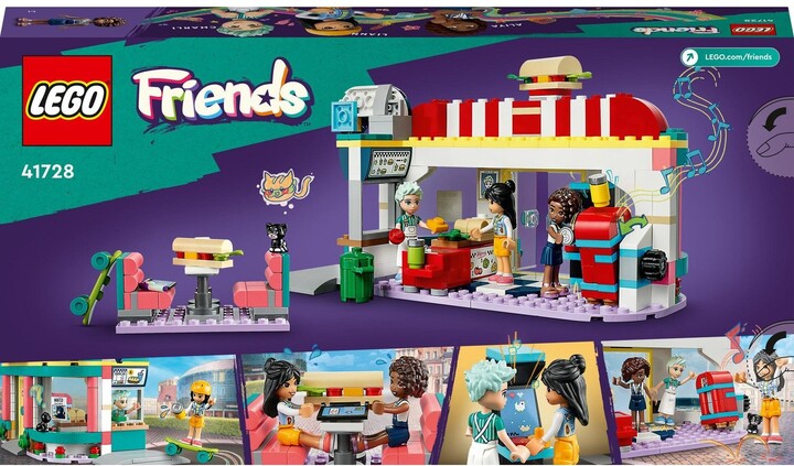 Set LEGO® Friends 41728 Bistro in the center of Heartlake town, 346 pjesë