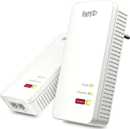 Powerline adapter AVM FRITZ!Powerline 1240 AX, Gigabit, WiFi 6, i bardhë