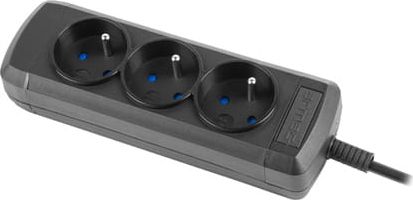 Kabllo zgjatëse Armac ARC3, 3 priza, 0.6 m, e zezë