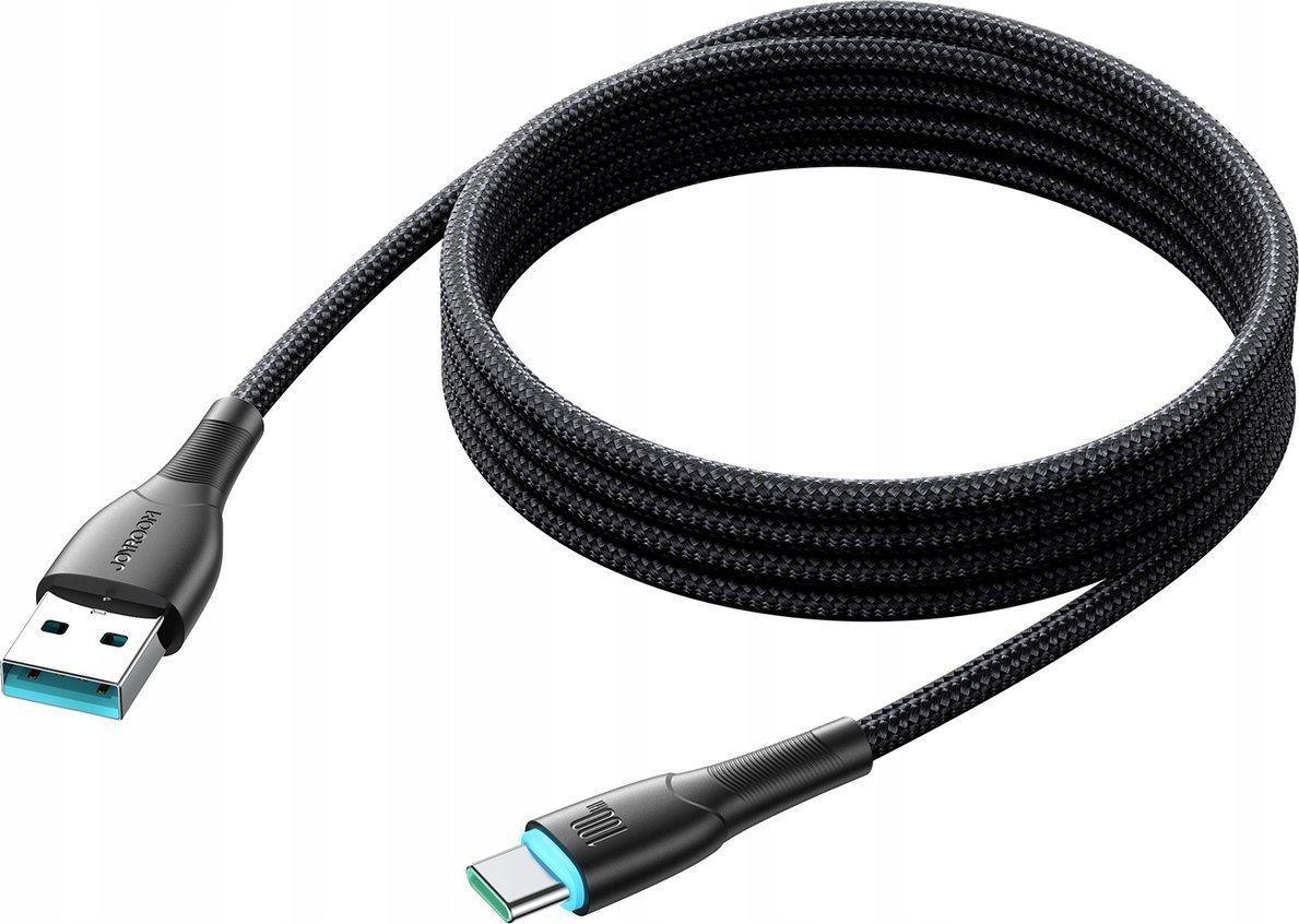 Kabllo karikimi Joyroom Starry Series SA32 AC6, USB A në USB C, 100W, 1m, e zezë