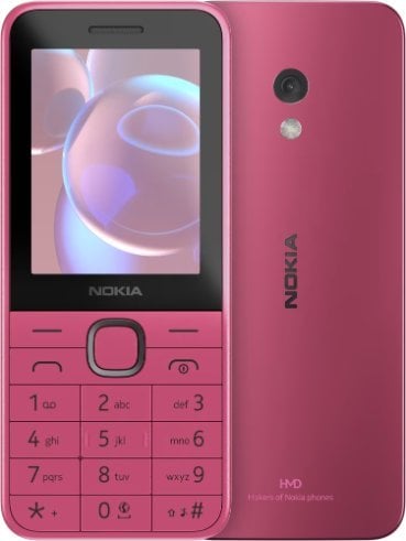Telefoni Nokia 225 4G 2024, 2.4", Dual SIM, rozë