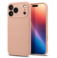 Mbrojtëse telefoni Spigen Liquid Air për iPhone 17 Pro Max, silikoni, Rose Titanium rozë