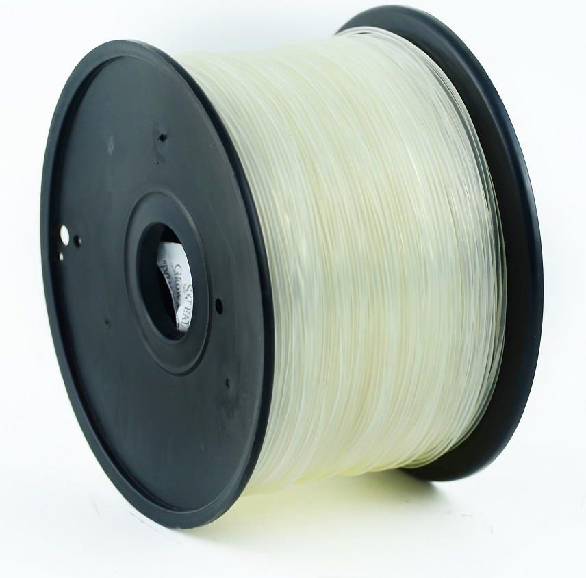 Shirit për printim Gembird, ABS, 1,75mm, 1kg, transparente						