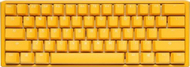 Tastierë gaming Ducky One 3 Mini, mekanike Cherry MX Black, RGB, e verdhë