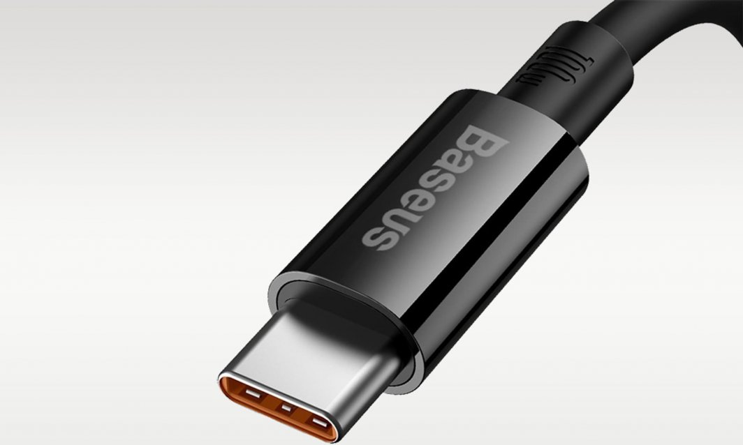 Kabllo USB Baseus P10320102114-00, USB-A në USB-C, 1 m, 100 W, e zezë