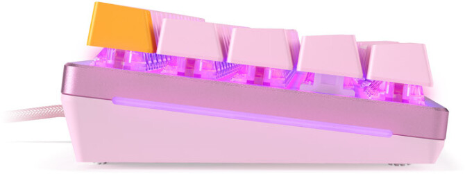 Tastierë Glorious GMMK 2 Compact, Glorious Fox, US, rozë