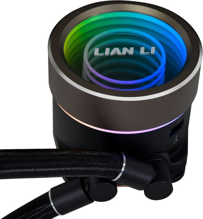 Sistem ftohës me ujë Lian Li Galahad II Trinity SL-INF 360, radiator 360 mm, ARGB, i zi