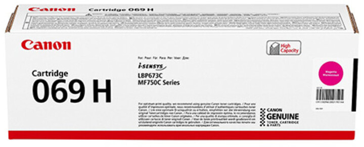 Toner për printer Canon 069H, Magenta