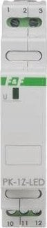 Rele elektromagnetike F&amp;F PK-1Z-LED, 230V AC, tregues LED