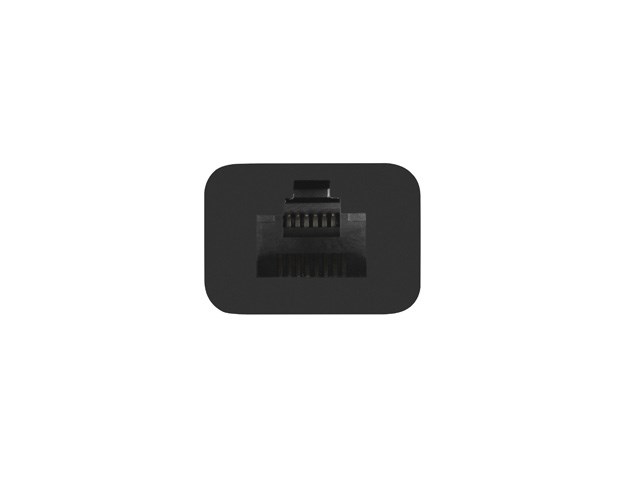 USB Hub Natec Dragonfly, 3xUSB 2.0 + RJ45, 18cm, e zezë