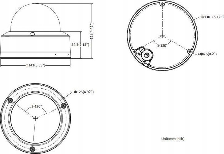 Kamerë IP Hikvision DS-2CD2766G2HT-IZS, 3MP, lente motorike 2.8-12mm, e zezë